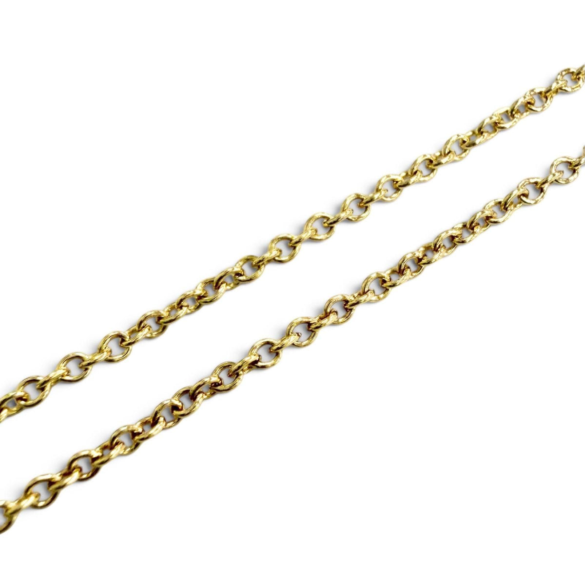 Tiffany & Co Teardrop Mini Pave Necklace Diamond 750 Yellow Gold — view 7