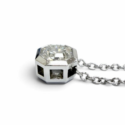 Tiffany & Co Lucida Diamond Necklace Frame Included Platinum — view 6
