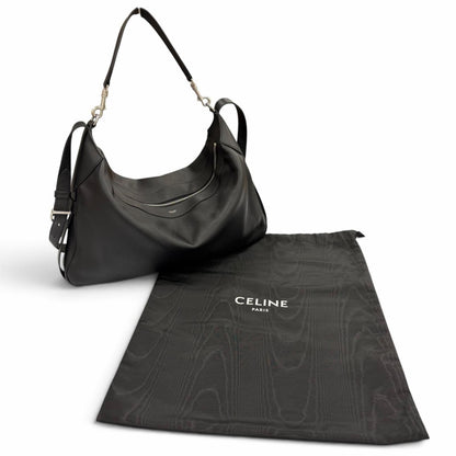 Celine Supplement Grain Calfskin Large Strap Romy 2-Way Shoulder Bag Black — view 2