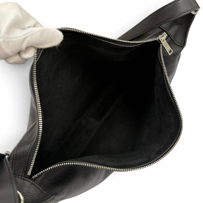 Celine Supplement Grain Calfskin Large Strap Romy 2-Way Shoulder Bag Black — view 7