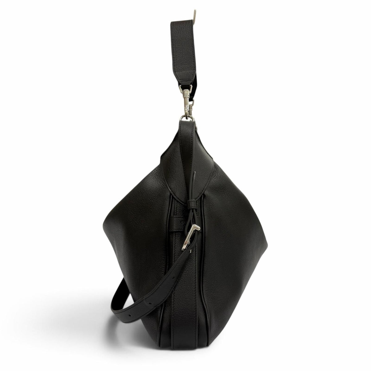 Celine Supplement Grain Calfskin Large Strap Romy 2-Way Shoulder Bag Black — view 5