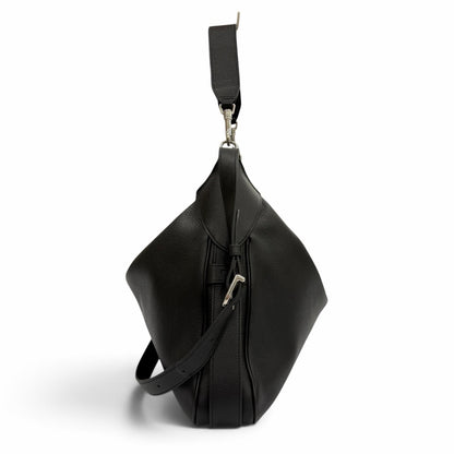 Celine Supplement Grain Calfskin Large Strap Romy 2-Way Shoulder Bag Black — view 5