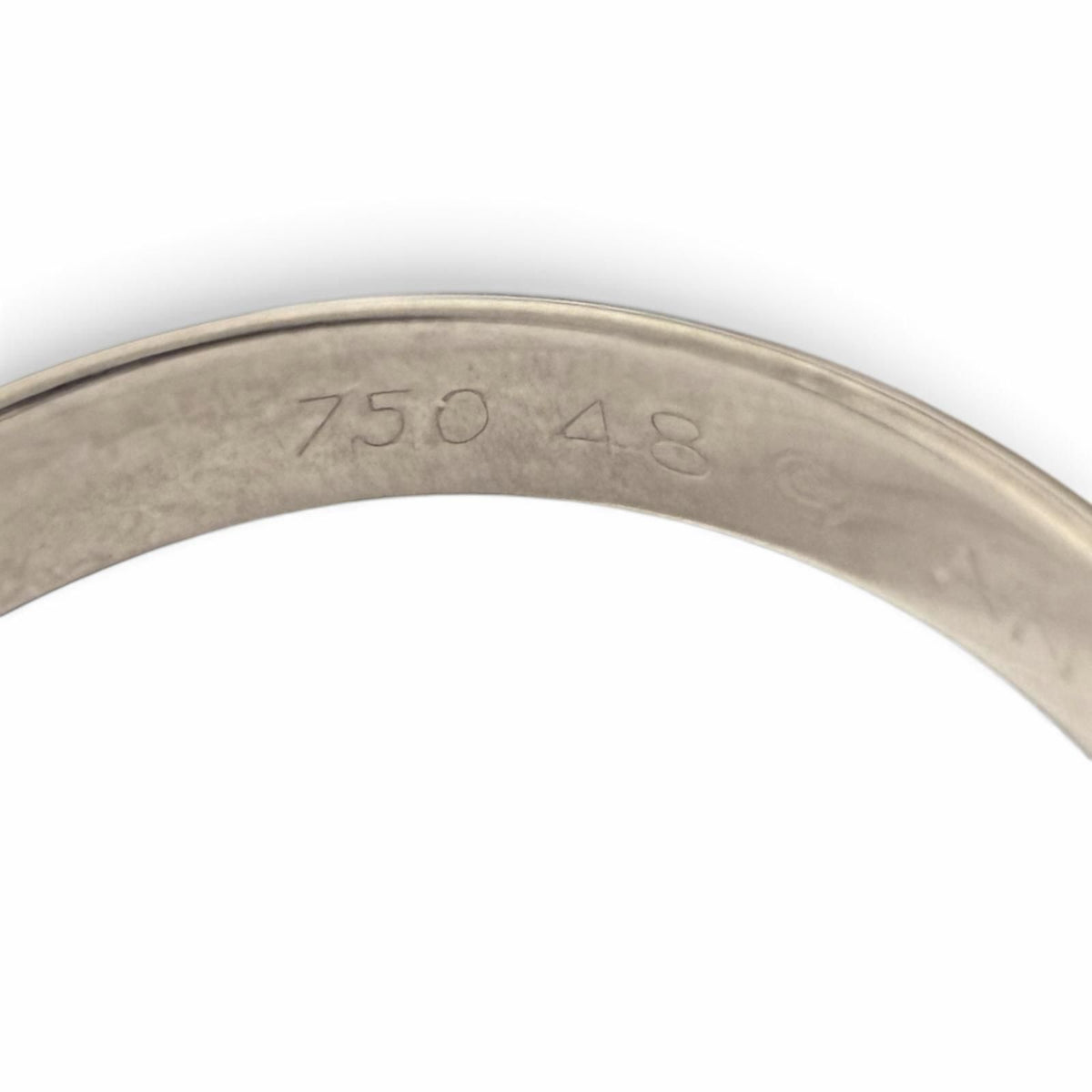 Cartier 750 Trinity Triple Ceramic Ring White Gold — view 6