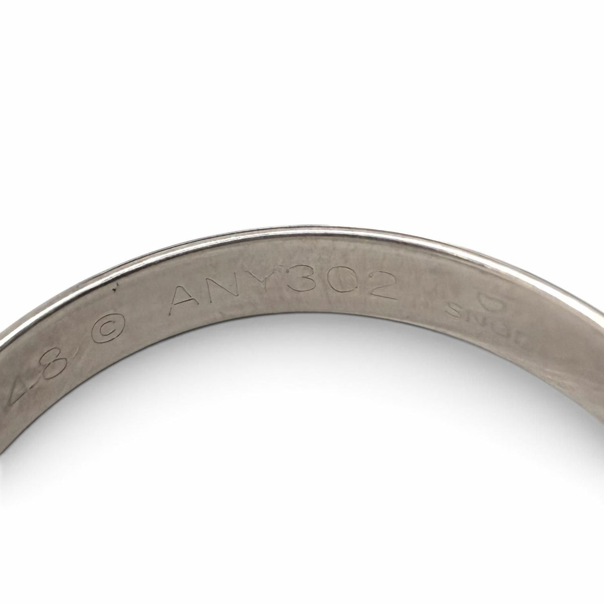 Cartier 750 Trinity Triple Ceramic Ring White Gold — view 5