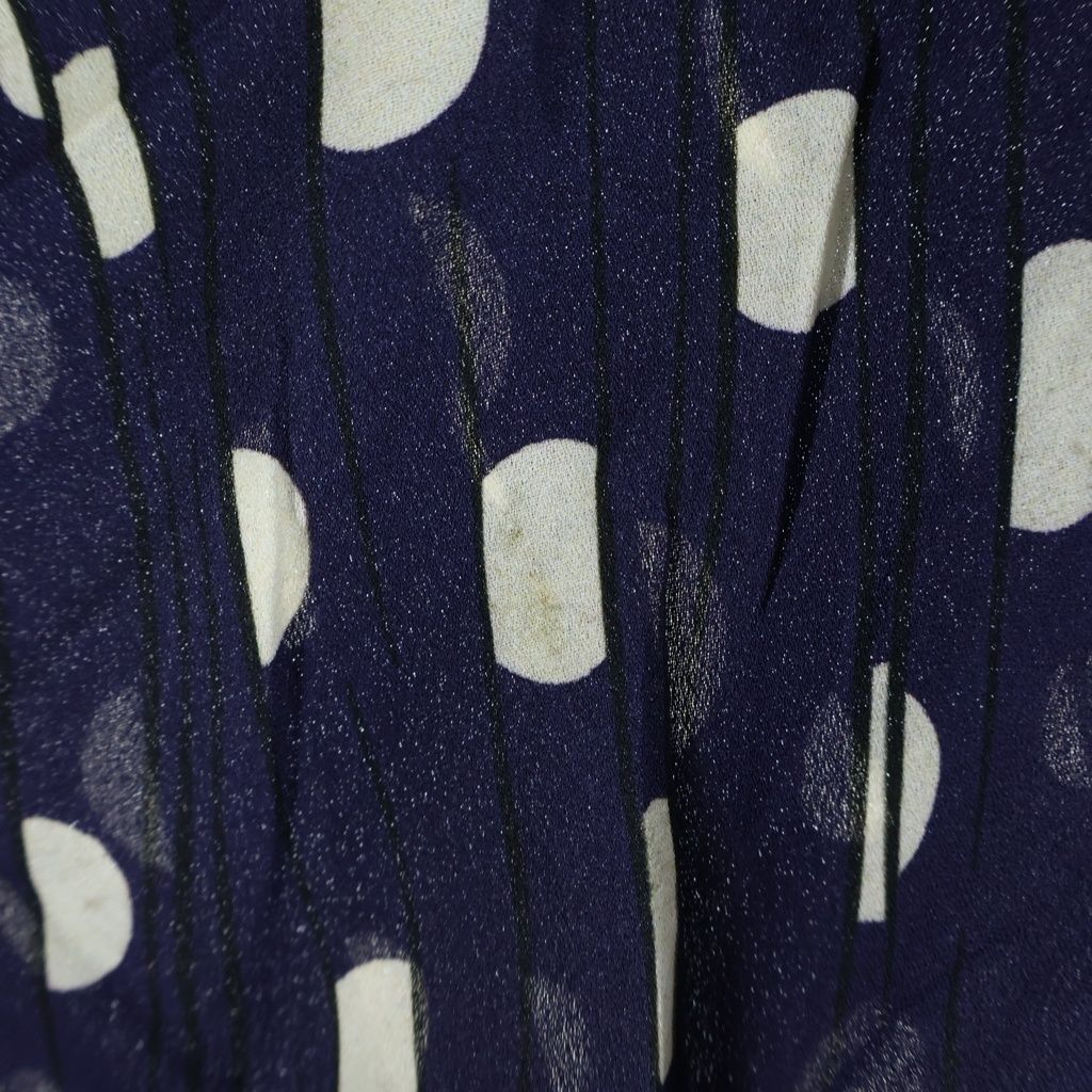 Balenciaga Dot Maxi Dress Navy — view 6