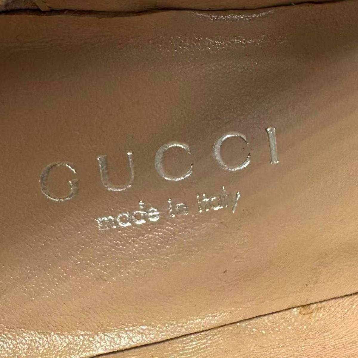 Gucci Canvas GG Pattern Horsebit Loafers — view 8