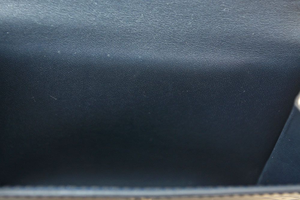 Louis Vuitton Coin Purse Card Case Ludlow Monogram Matte Blue — view 7