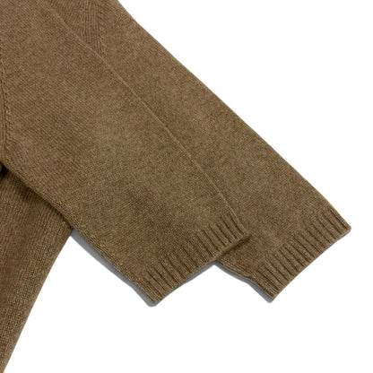 Gucci Cashmere Knit Sweater Horsebit Half Sleeve Beige L — view 6