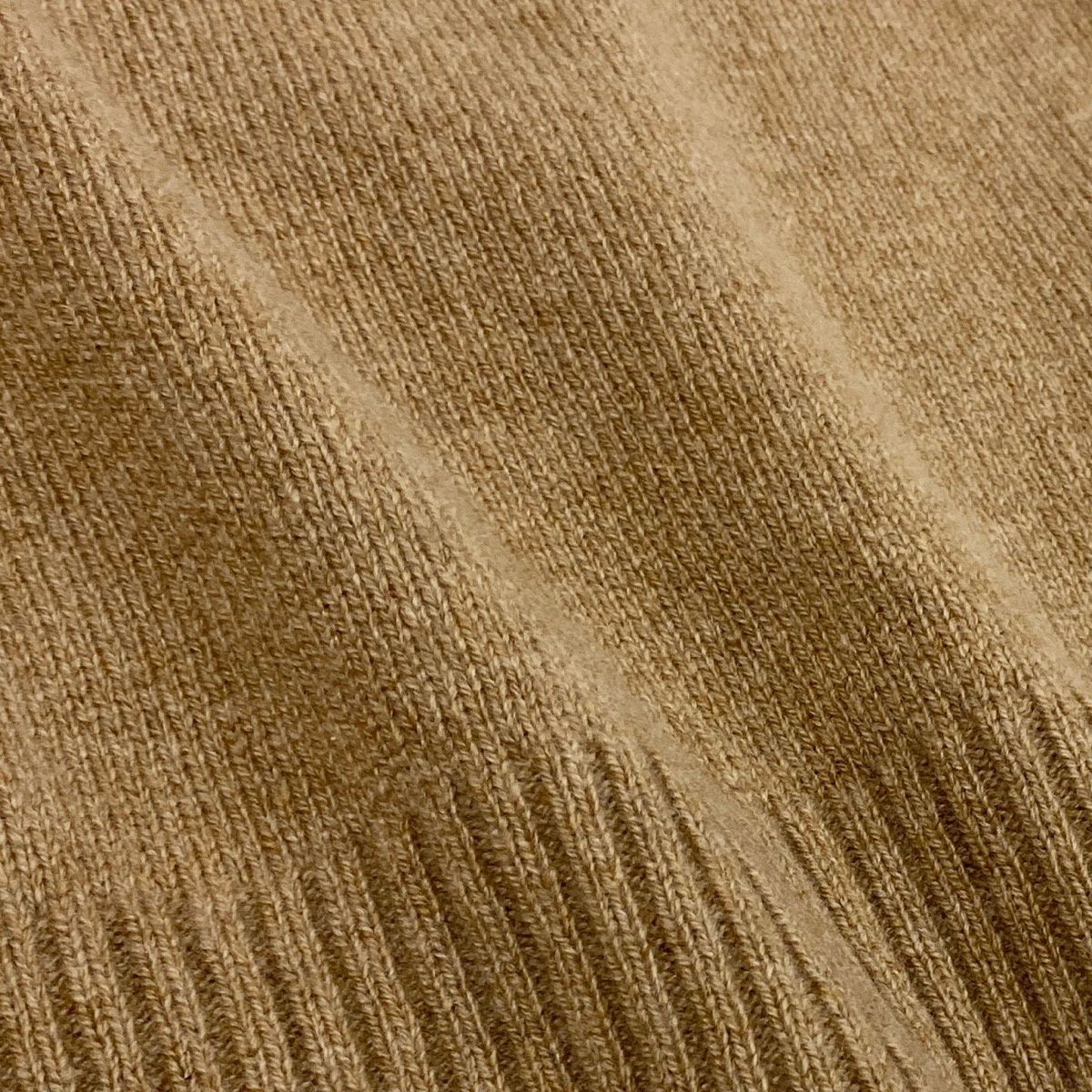 Gucci Cashmere Knit Sweater Horsebit Half Sleeve Beige L — view 7