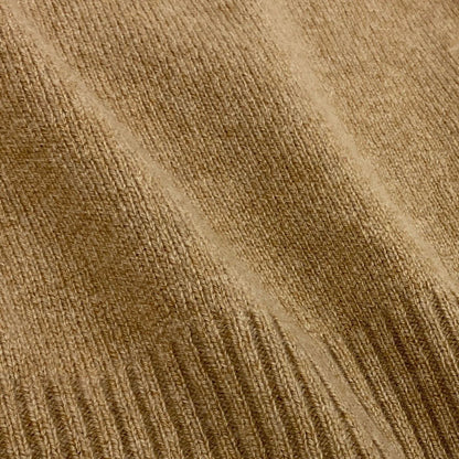 Gucci Cashmere Knit Sweater Horsebit Half Sleeve Beige L — view 7