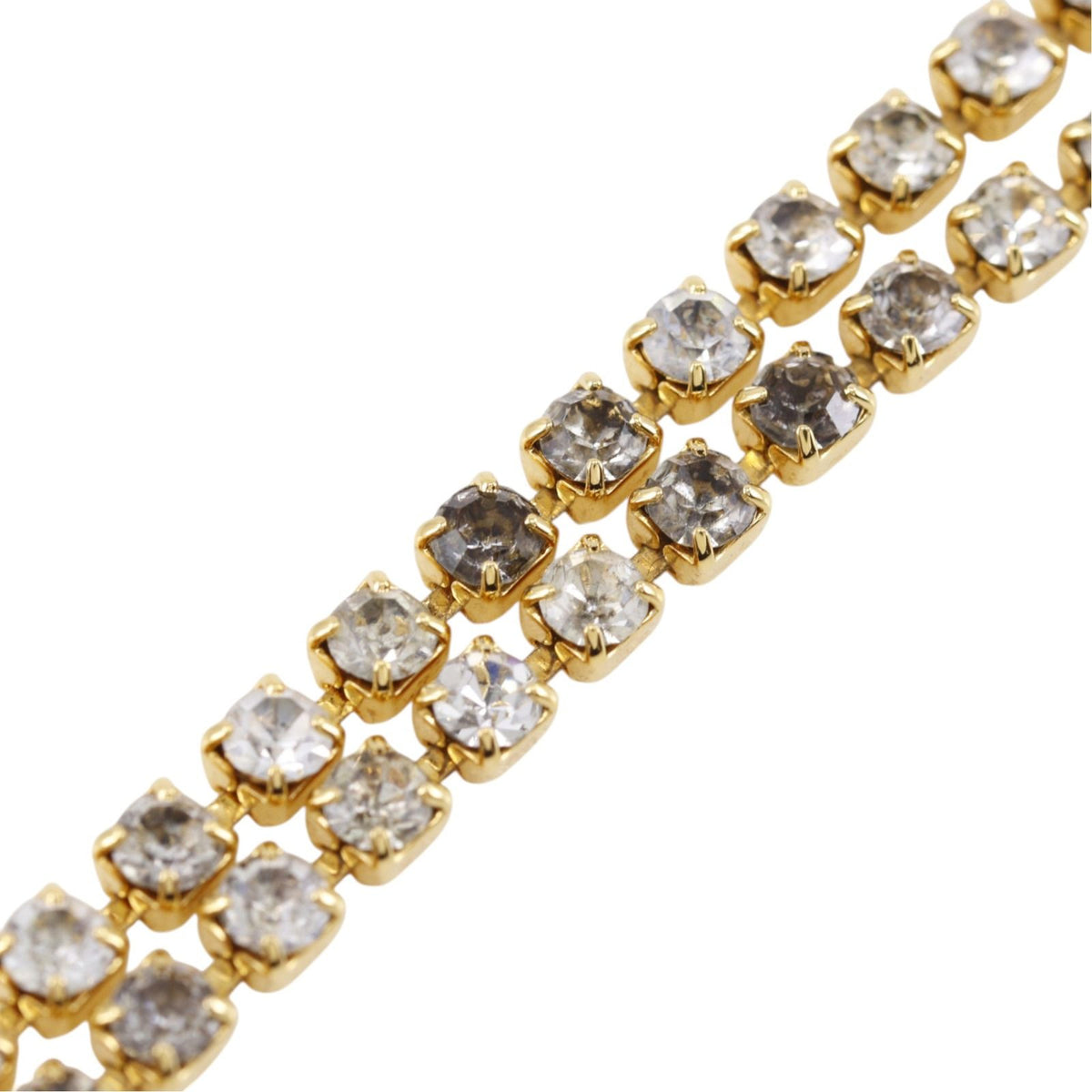 Versace Gianni Medusa Gold Plated Rhinestone Necklace — view 4