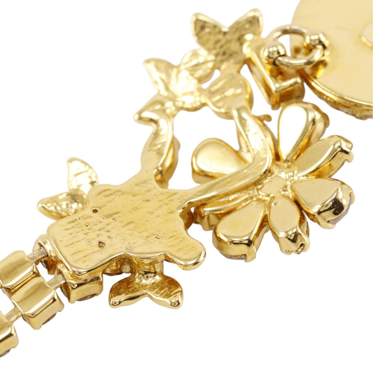 Versace Gianni Medusa Gold Plated Rhinestone Necklace — view 7