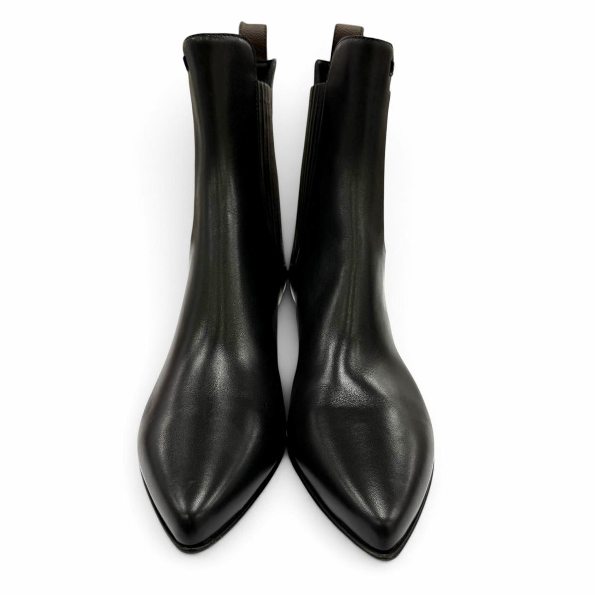 Louis Vuitton Trinity Ankle Boots LV Logo Leather Short Black — view 2