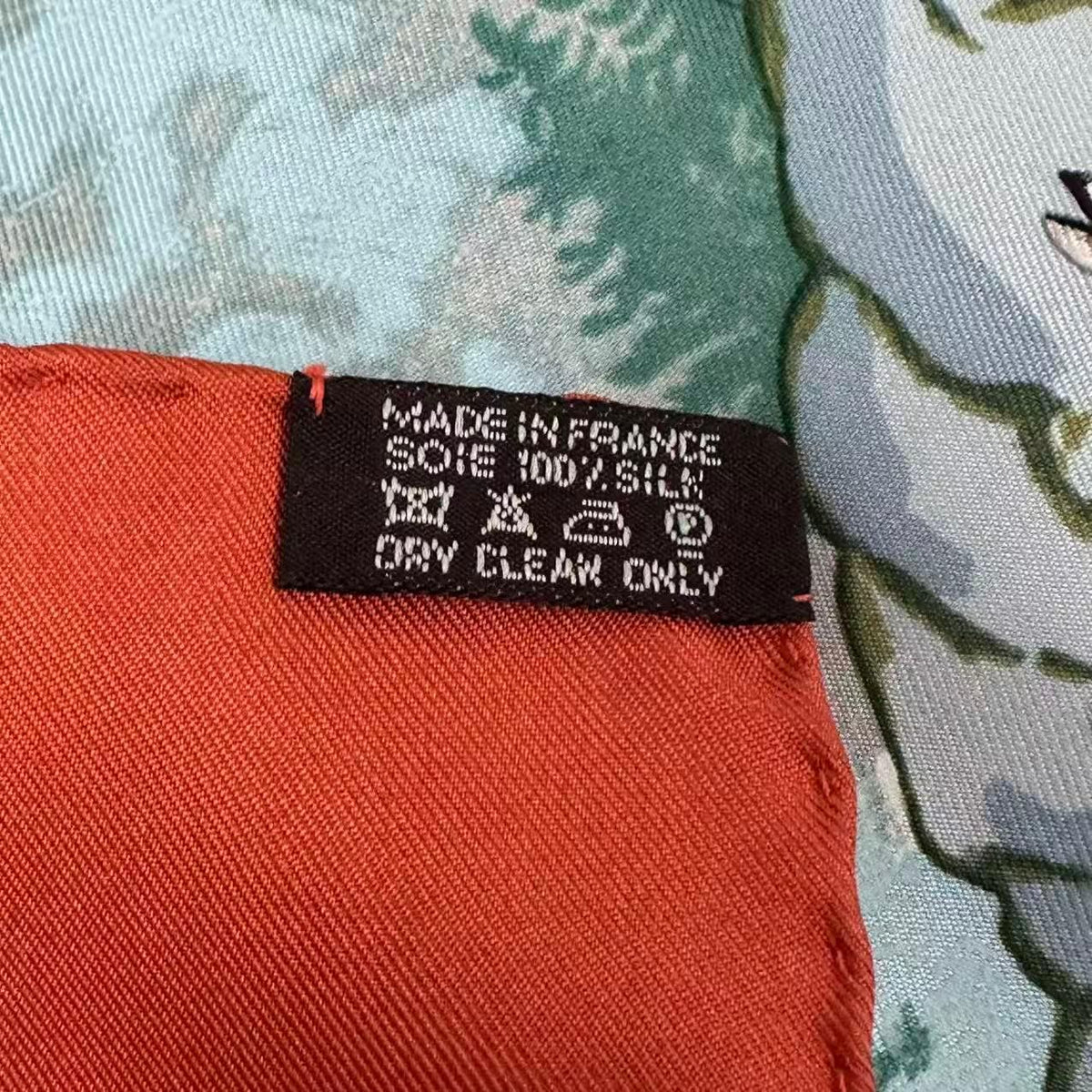Hermes Scarf Silk Carre 90 Sichuan Orange — view 7