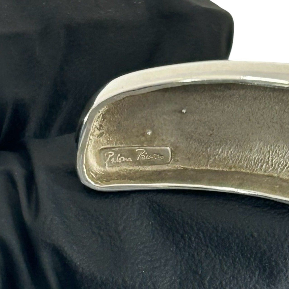 Tiffany & Co Vintage Graffiti Cuff Bracelet 925 Sterling Silver Bangle — view 2