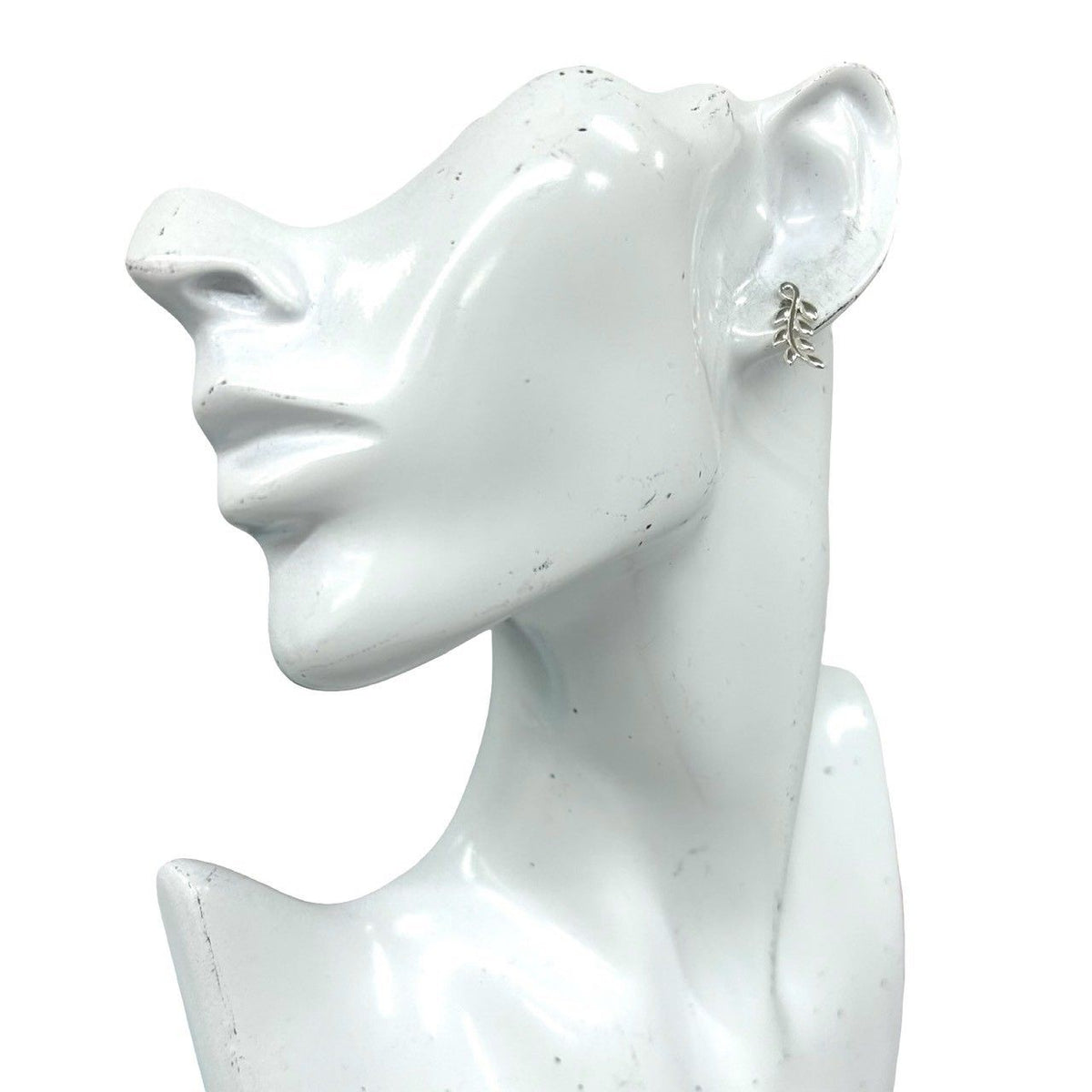Tiffany & Co Vintage Leaf Earrings 925 Sterling Silver — view 2