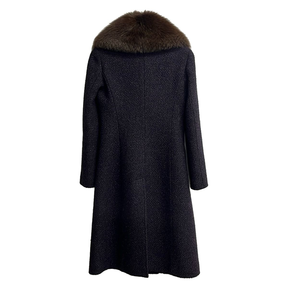 Celine Coat S Purple Long Sleeve Fall Winter 36 — view 2