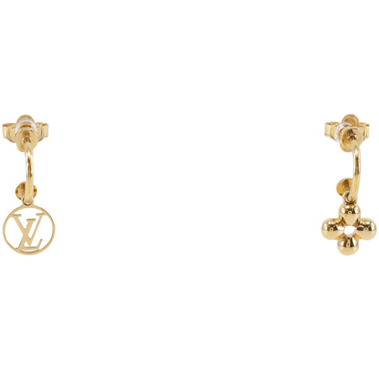 Louis Vuitton Boucles D'oreilles Blooming Gold Plated Earrings
