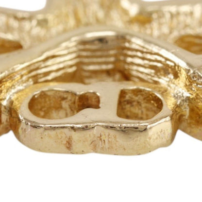Dior Ribbon Gold Plated Rhinestone Necklace — view 7