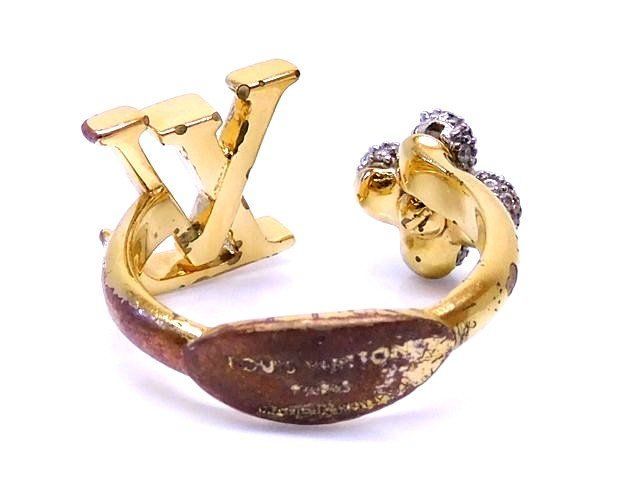 Louis Vuitton LV Glam Ring M Gold Silver — view 2
