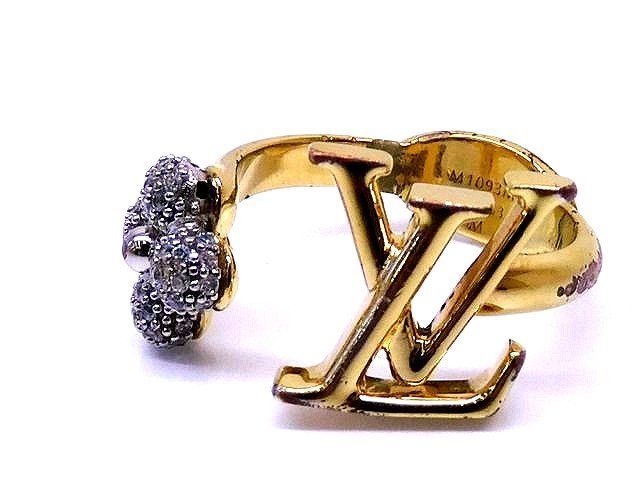 Louis Vuitton LV Glam Ring M Gold Silver