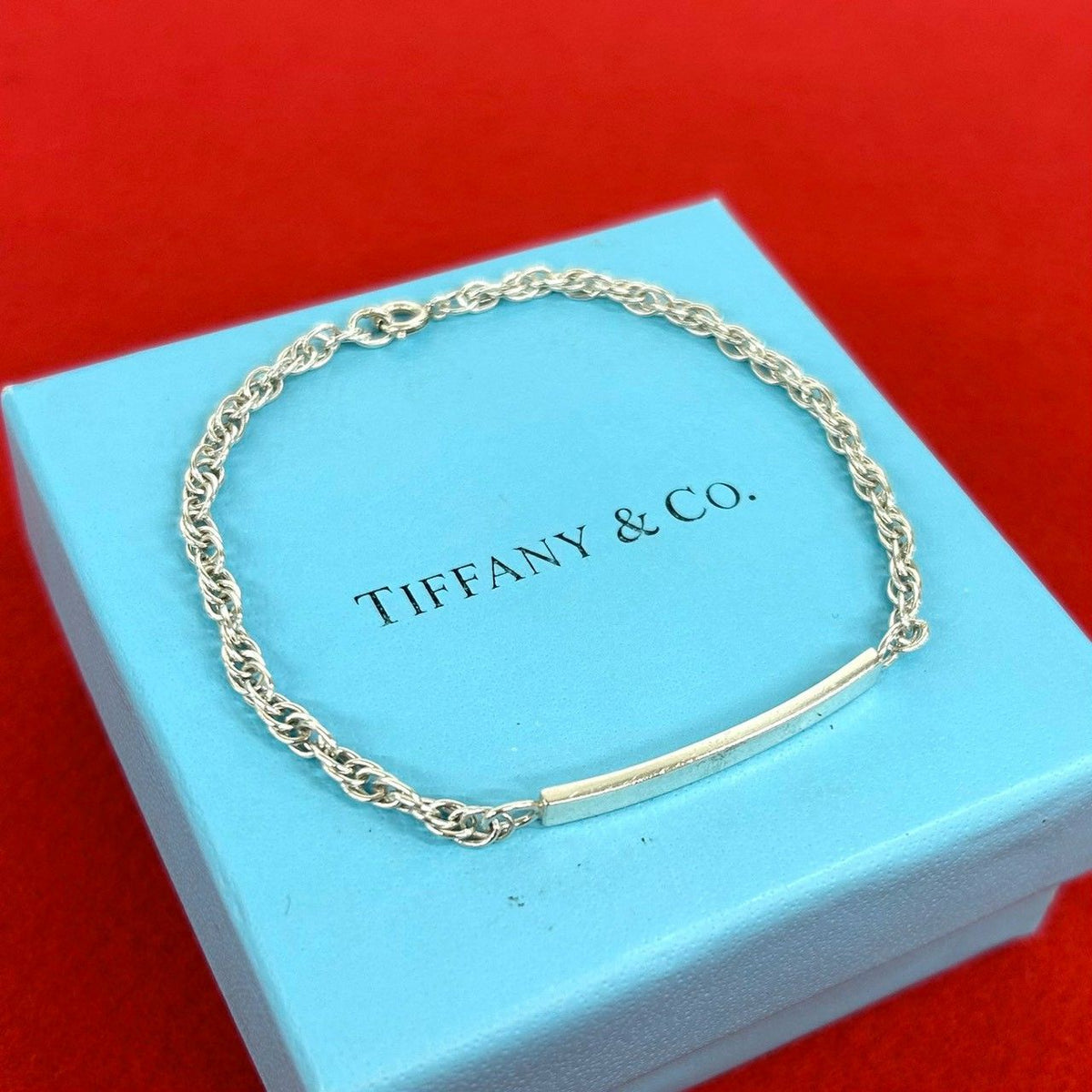 Tiffany & Co Vintage ID Bracelet 925 Sterling Silver