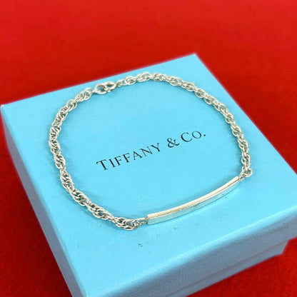 Tiffany & Co Vintage ID Bracelet 925 Sterling Silver