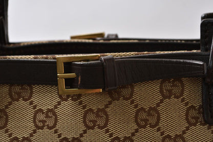 Gucci Handbag Bag GG Canvas Brown Beige — view 3
