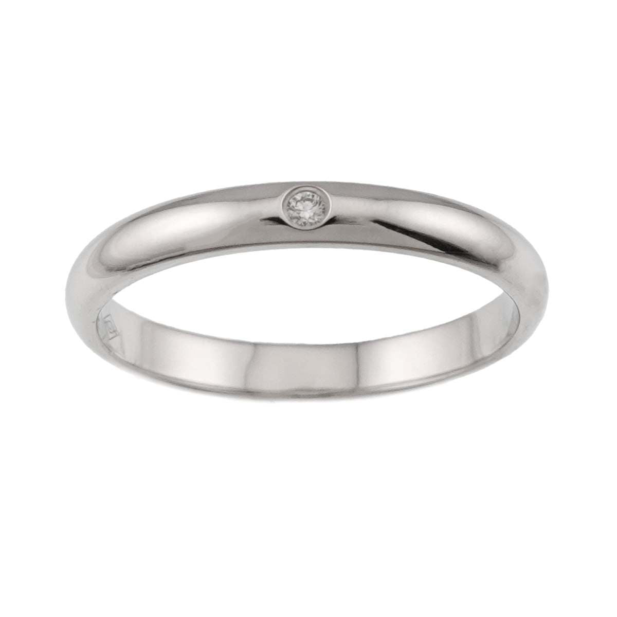 Cartier 1895 Classic 50 Ring Diamond Pt Platinum — view 2