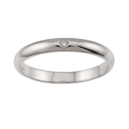 Cartier 1895 Classic 50 Ring Diamond Pt Platinum — view 2