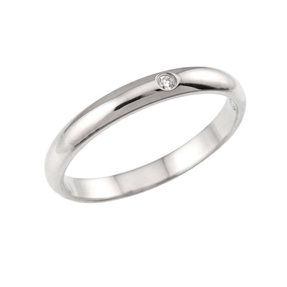Cartier 1895 Classic 50 Ring Diamond Pt Platinum — view 5