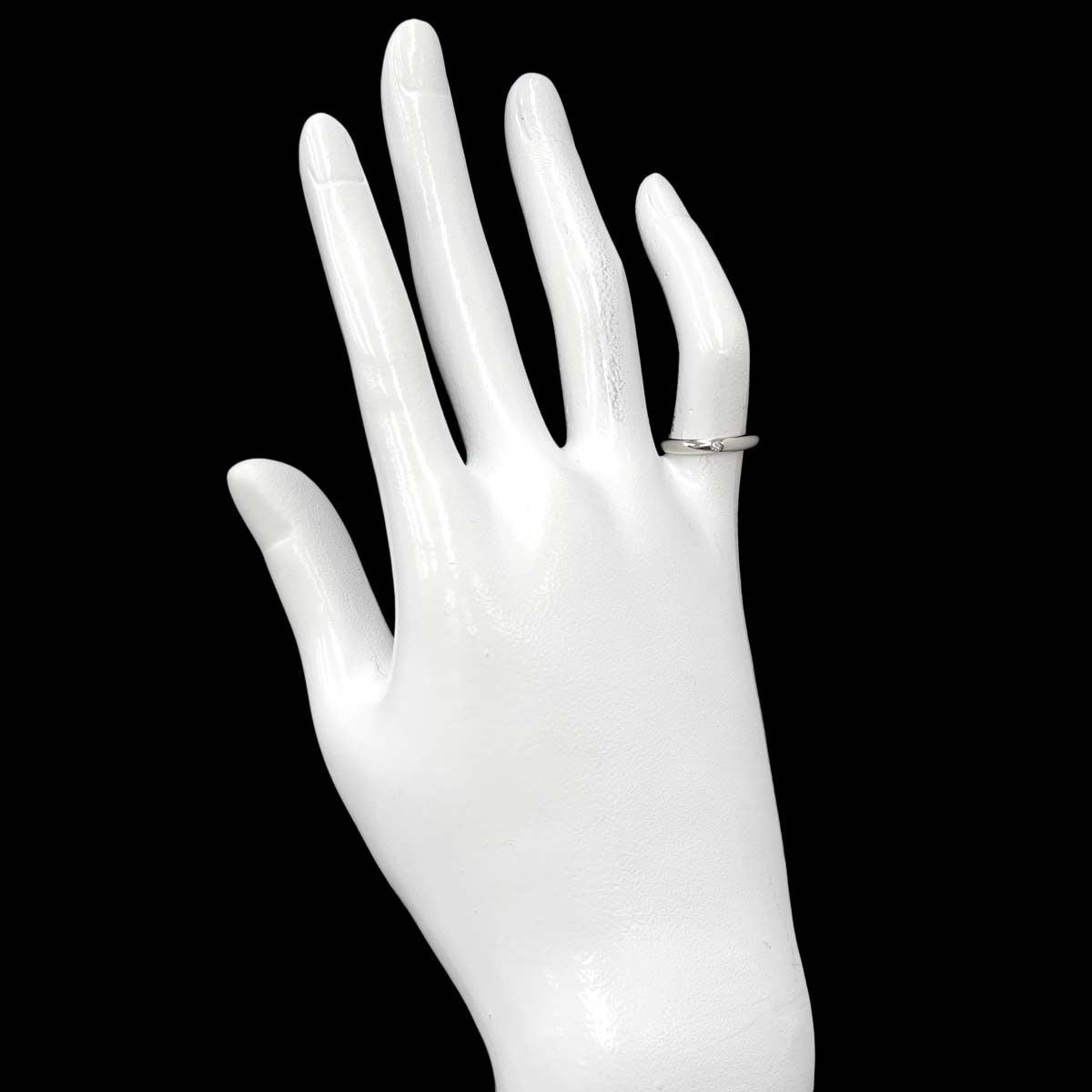Cartier 1895 Classic 46 Ring Diamond Pt Platinum — view 7