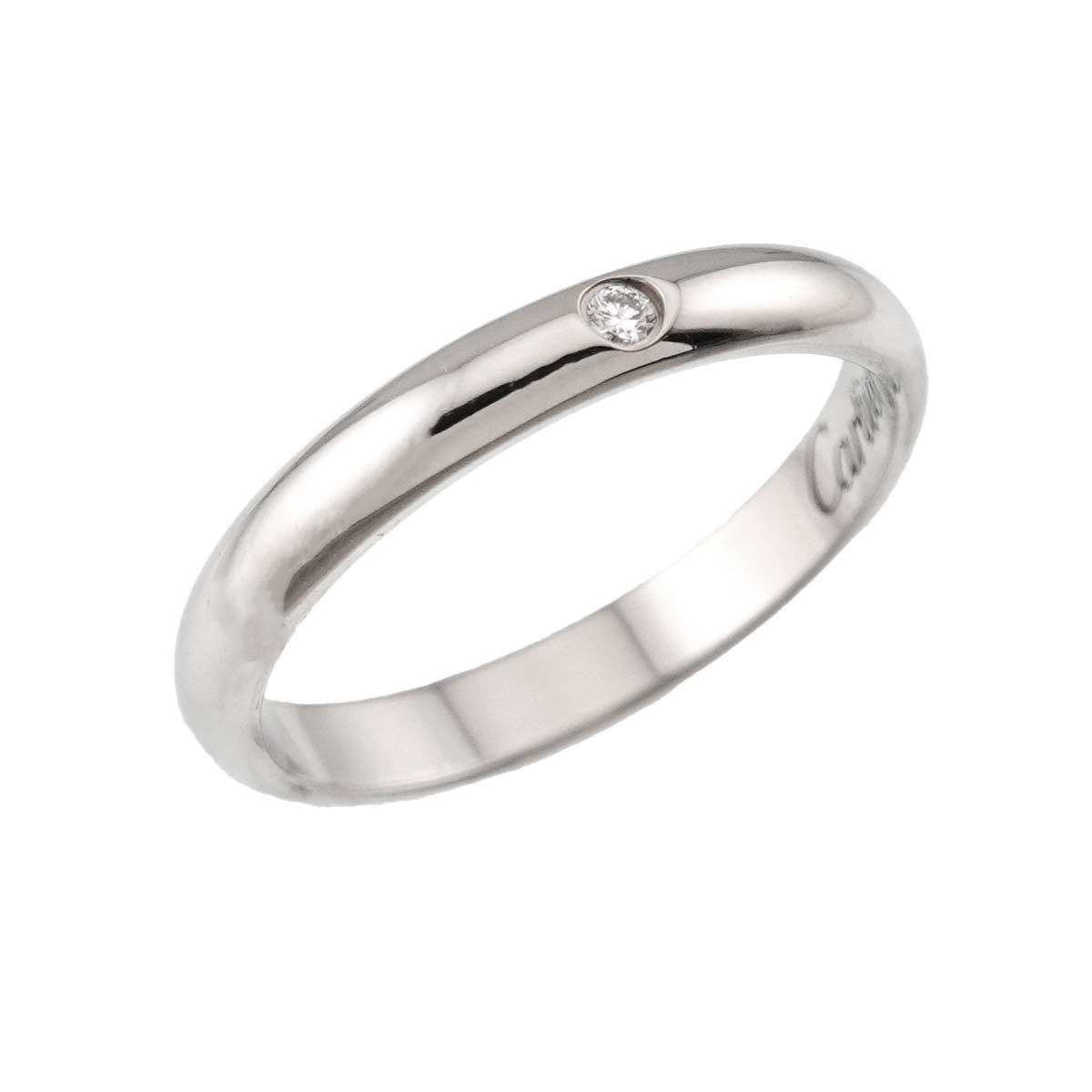 Cartier 1895 Classic 46 Ring Diamond Pt Platinum — view 5