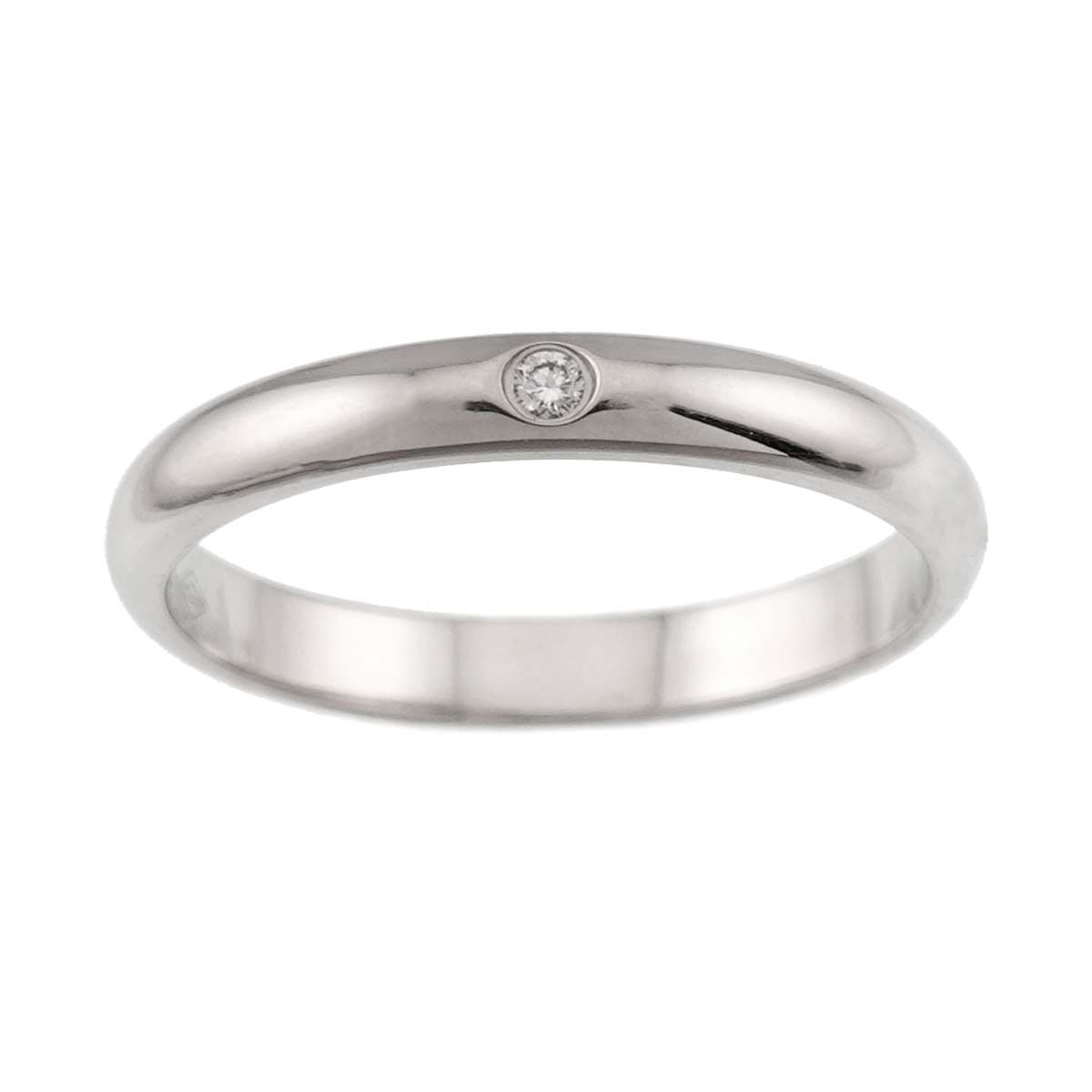 Cartier 1895 Classic 49 Ring Diamond Pt Platinum — view 2