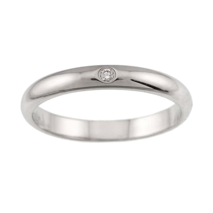 Cartier 1895 Classic 49 Ring Diamond Pt Platinum — view 2