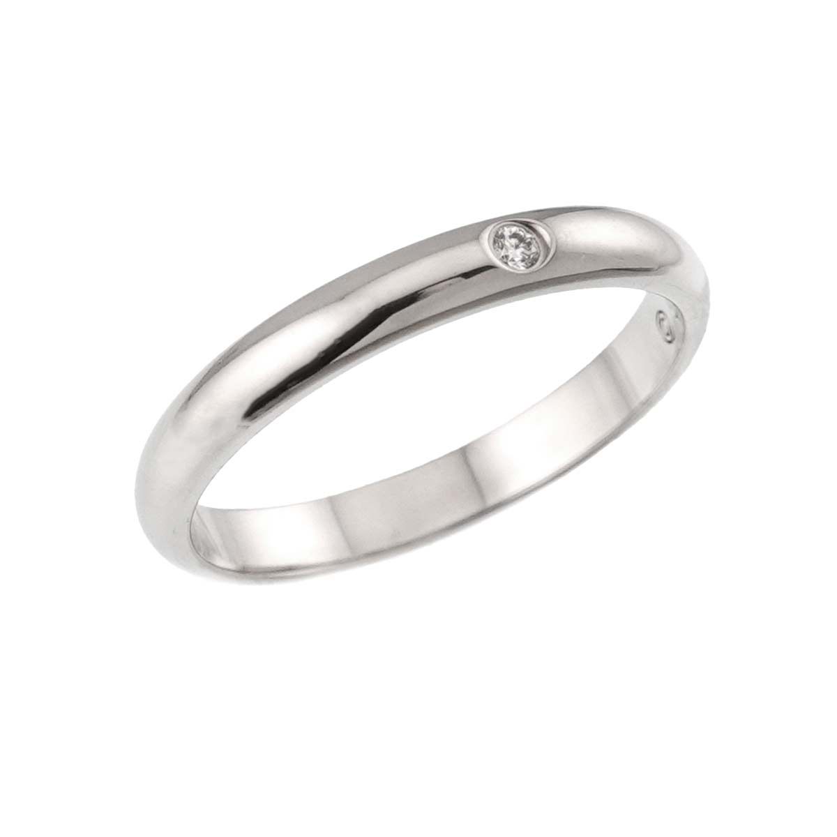 Cartier 1895 Classic 49 Ring Diamond Pt Platinum — view 5