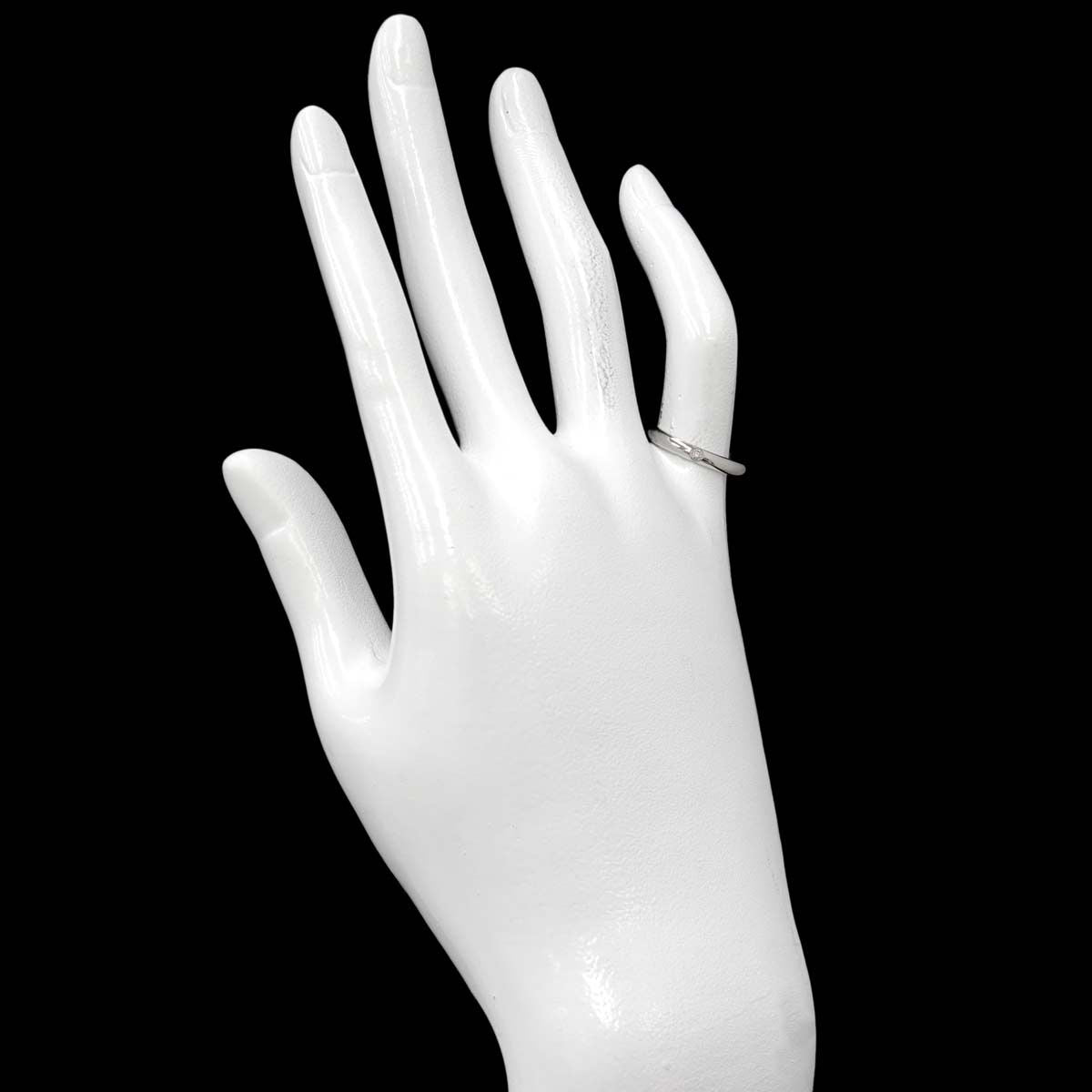 Cartier 1895 Classic 49 Ring Diamond Pt Platinum — view 7