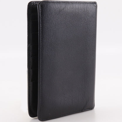 Chanel CC Logo Calfskin Black Bifold Wallet — view 3