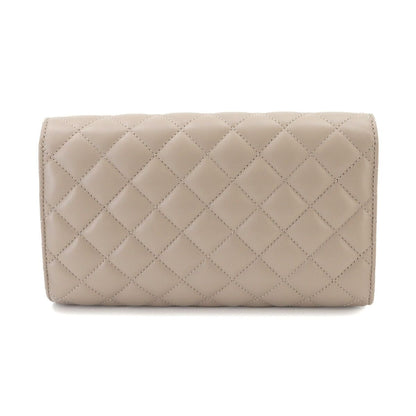 Versace Medusa Quilted Shoulder Bag Leather Beige Gold — view 3