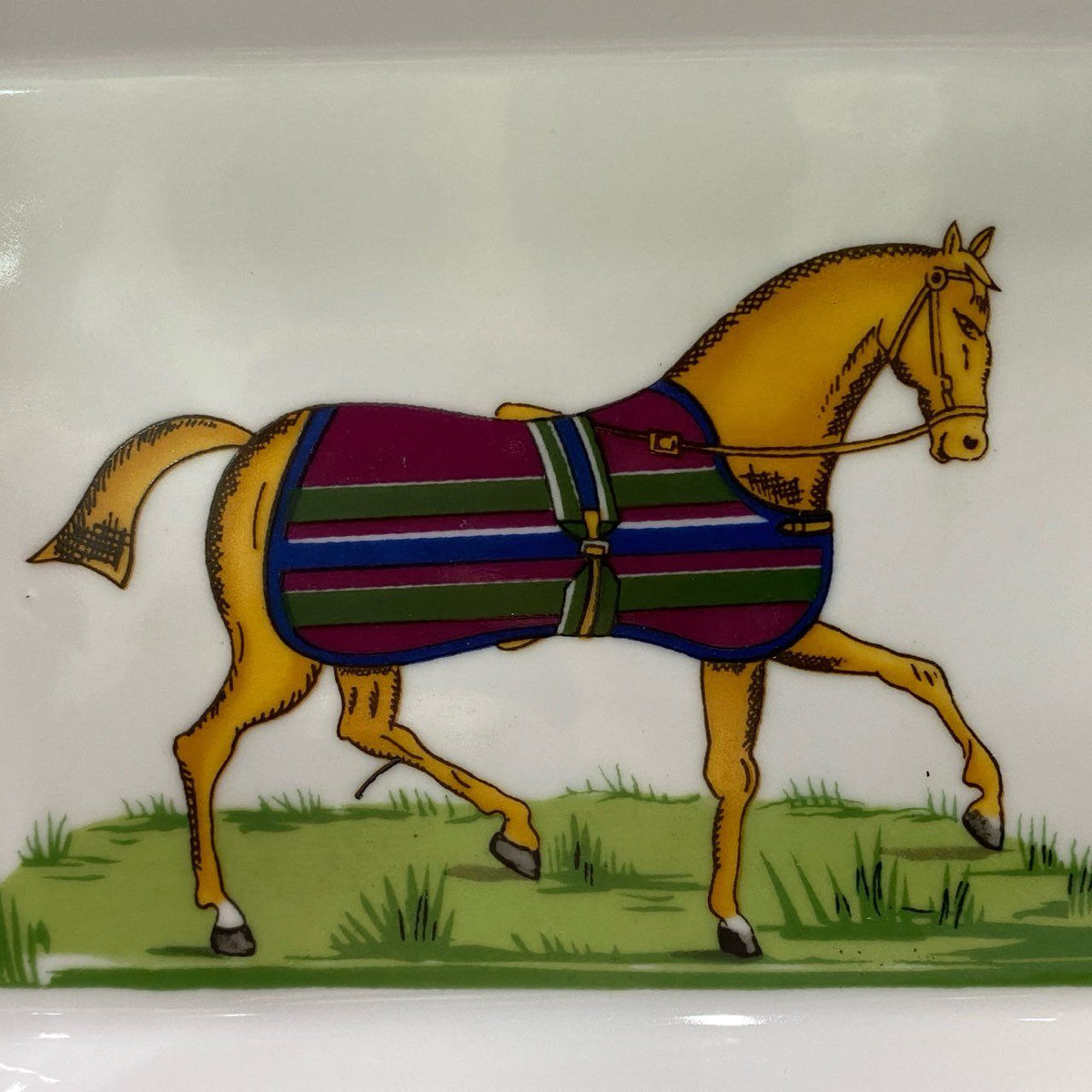 Hermes @c4 Paris Ashtray Cigar Horse Ceramic — view 7