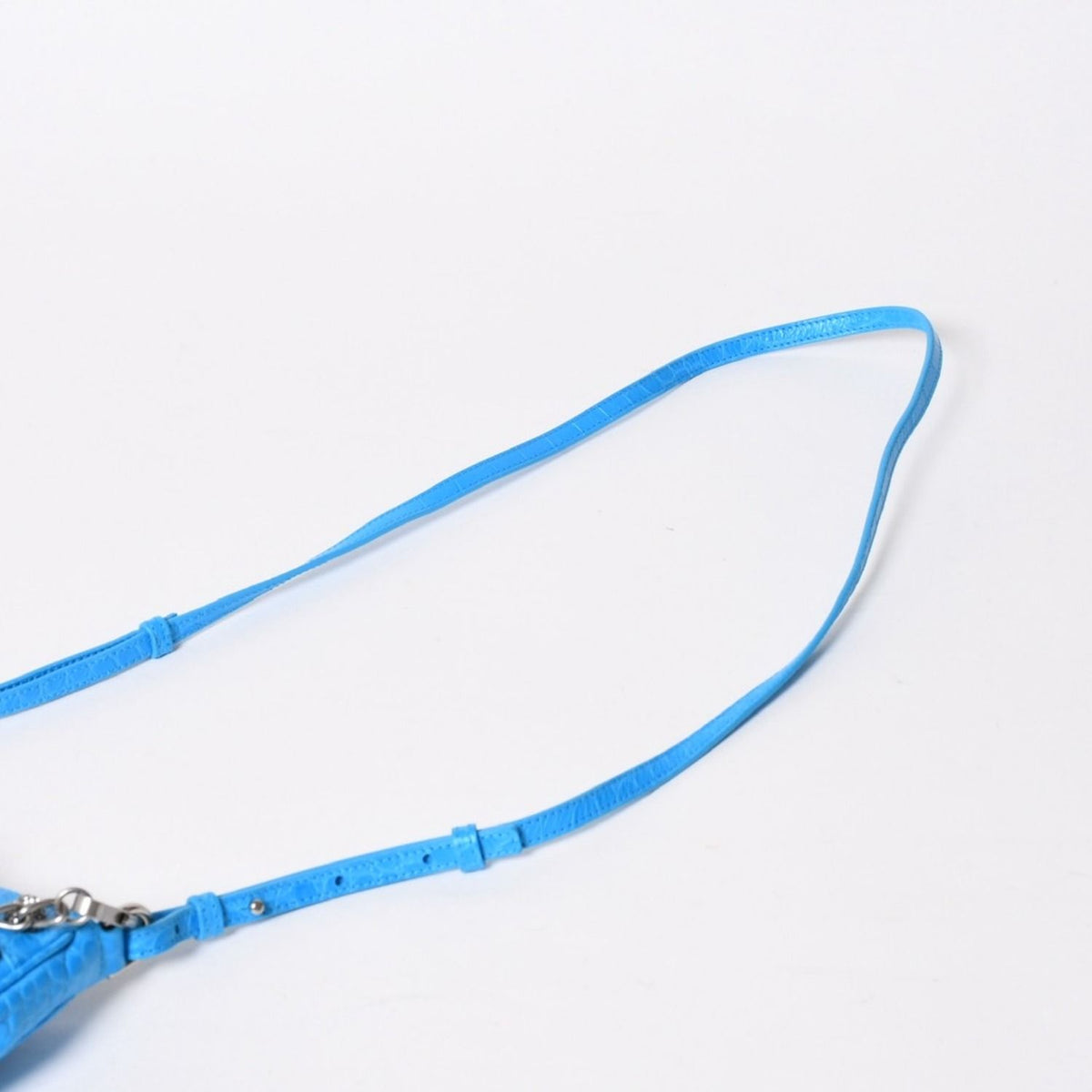Balenciaga Le Cagole Mini Chain Shoulder Bag Sky Blue — view 5