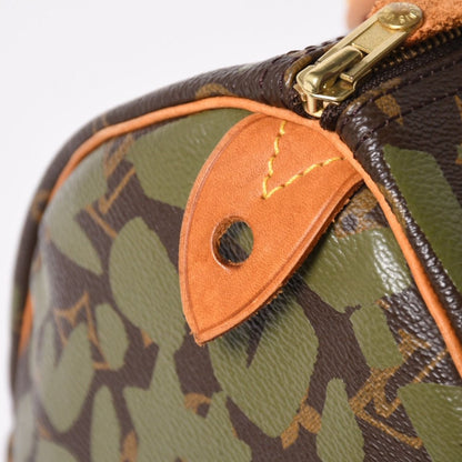 Louis Vuitton Handbag Speedy 30 Monogram Graffiti Khaki Gold — view 7