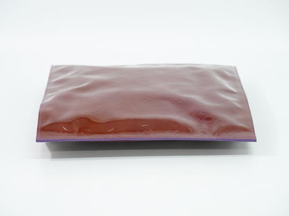 Louis Vuitton LV Stanton Vernis Leather Handbag Violet Purple Bag — view 3
