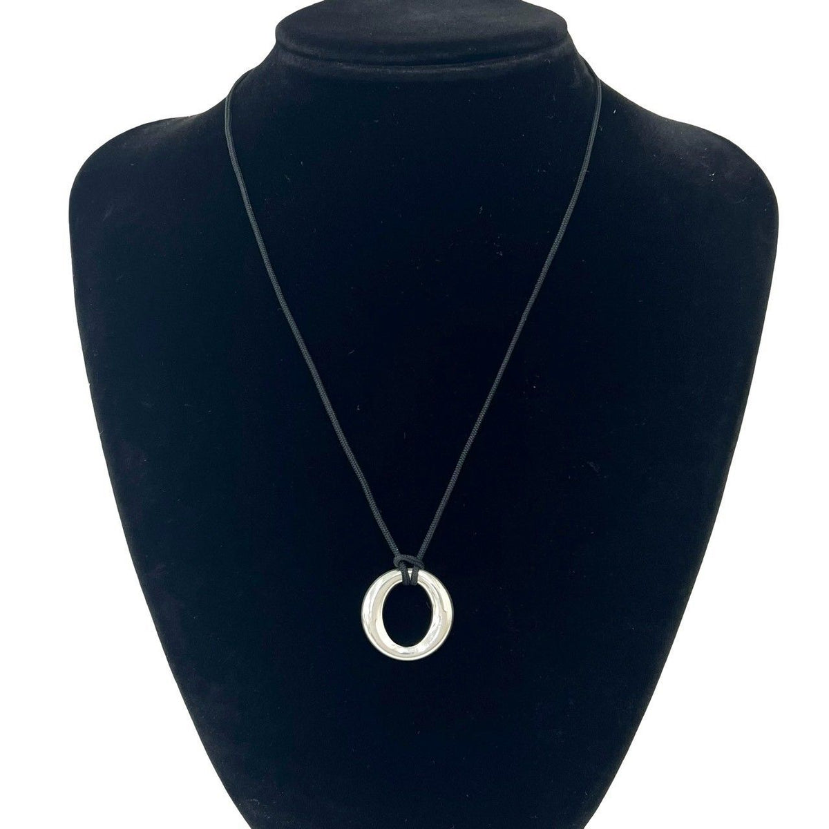 Tiffany & Co Vintage Seviana Necklace 925 Sterling Silver Pendant Choker — view 2