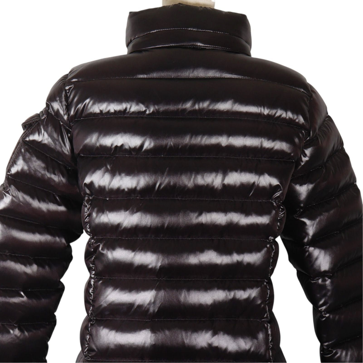 Moncler Moka Mocha 48663/50/68950 Nylon Down Black Jacket — view 4
