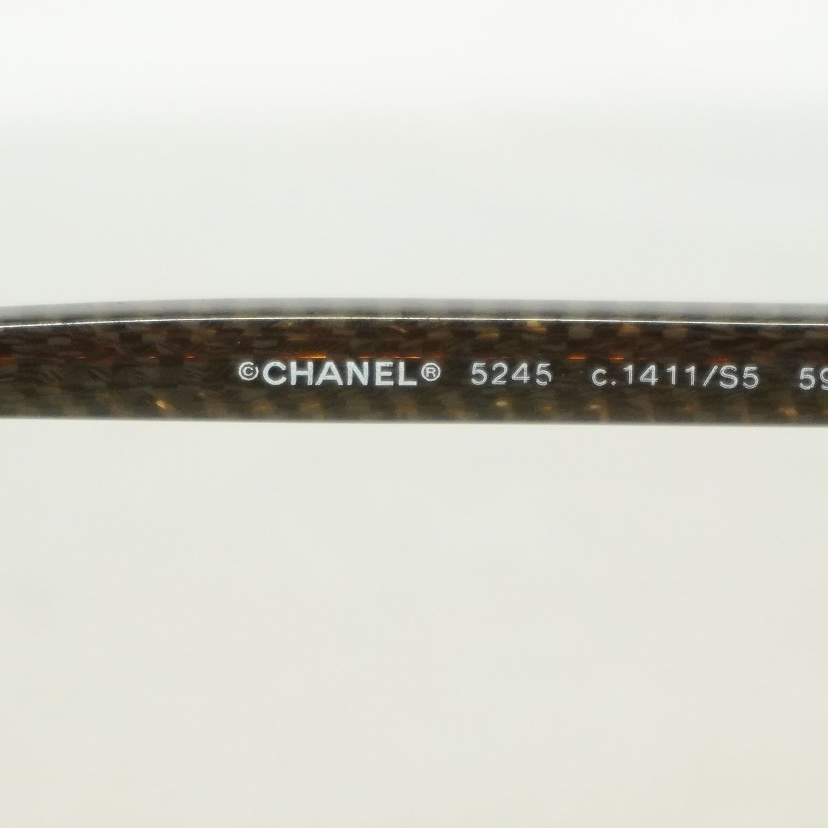 Chanel Sunglasses Acetate Brown Silver Eyewear — view 6