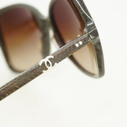 Chanel Sunglasses Acetate Brown Silver Eyewear — view 3