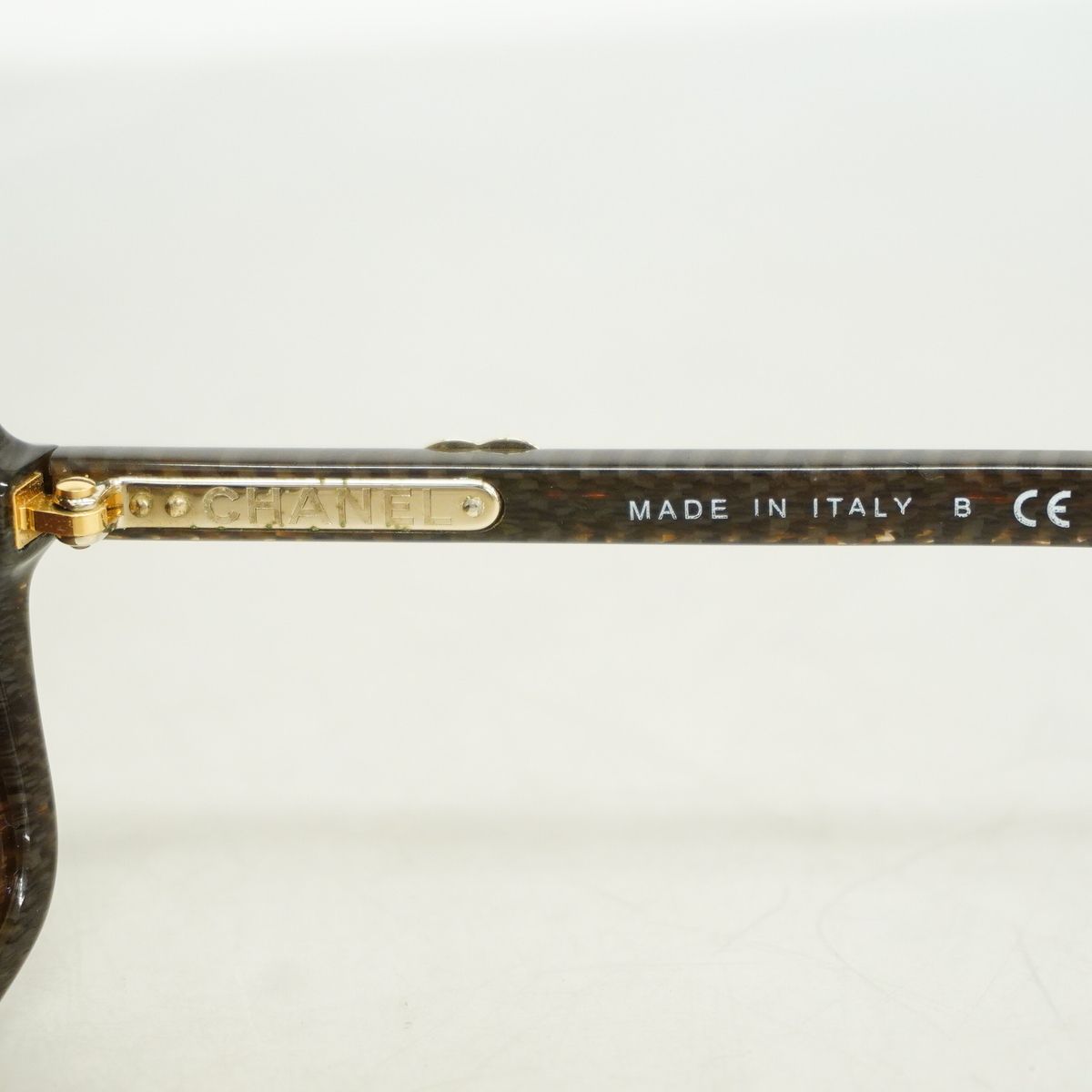 Chanel Sunglasses Acetate Brown Silver Eyewear — view 5