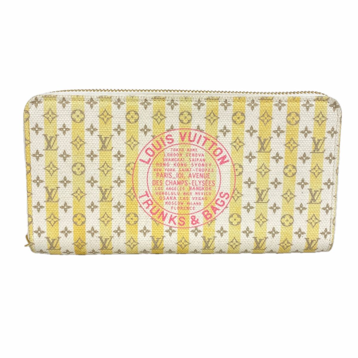 Louis Vuitton Wallet LV Stamp Zippy Banana