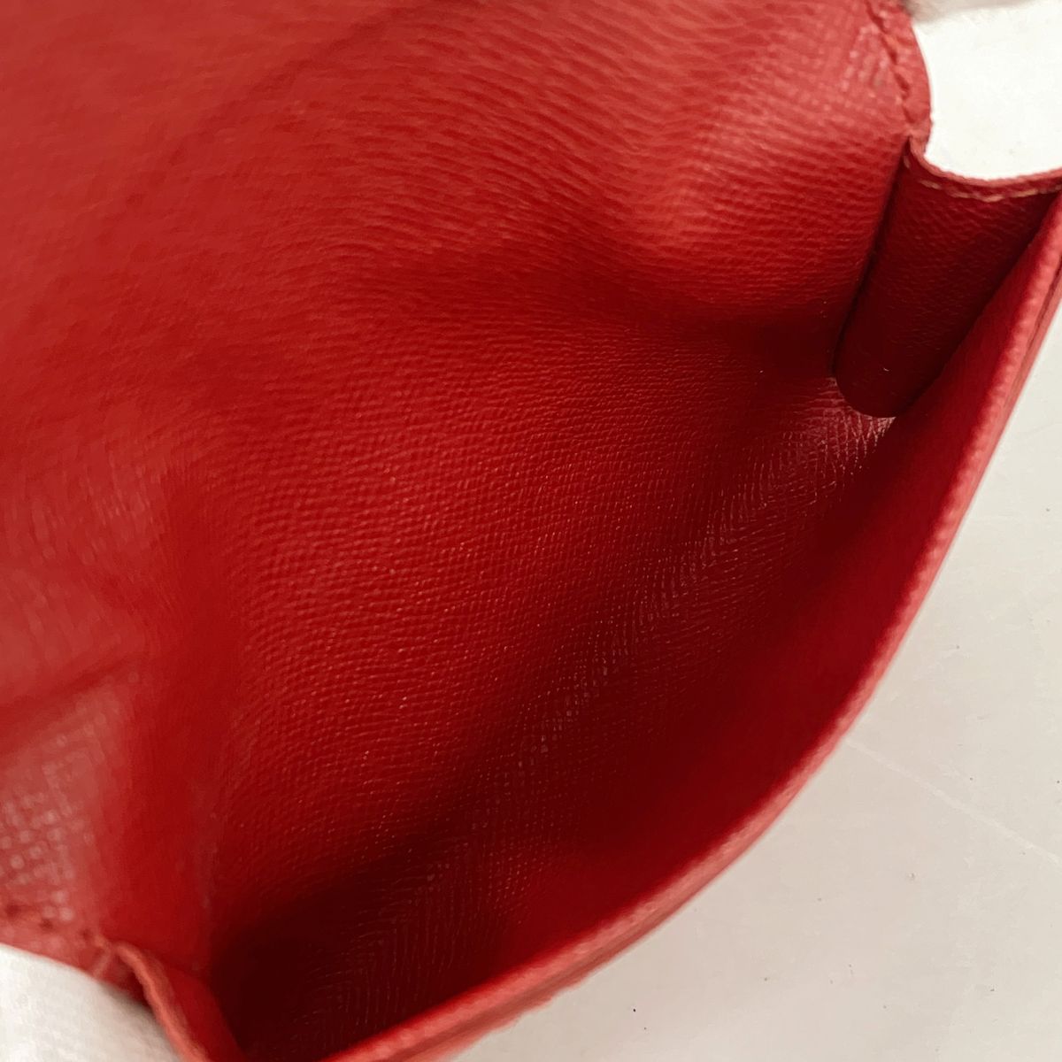 Louis Vuitton Business Card Case Epi Envelope Holder Rouge — view 3